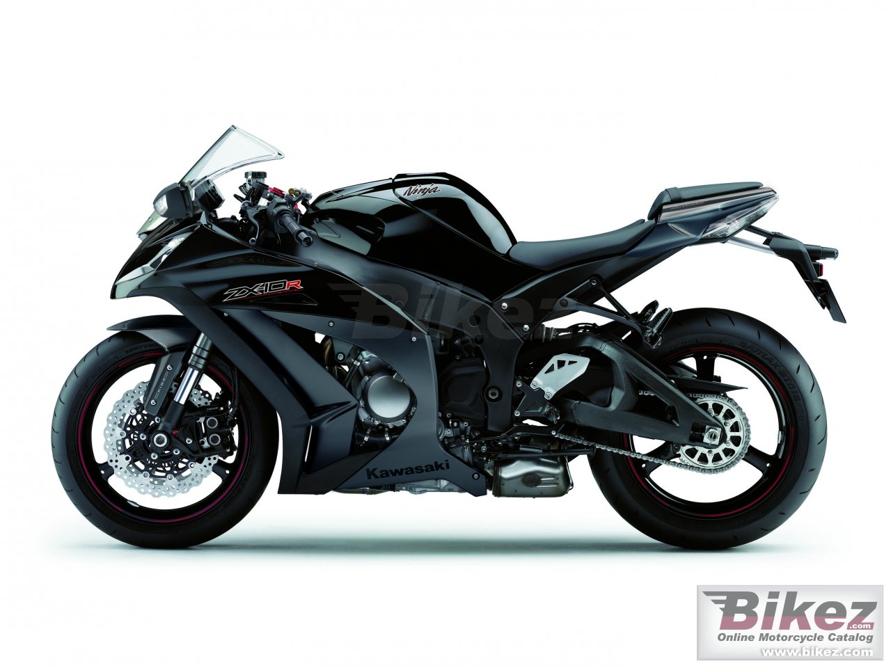 Big Kawasaki ninja zx-10r picture and wallpaper from Bikez.com